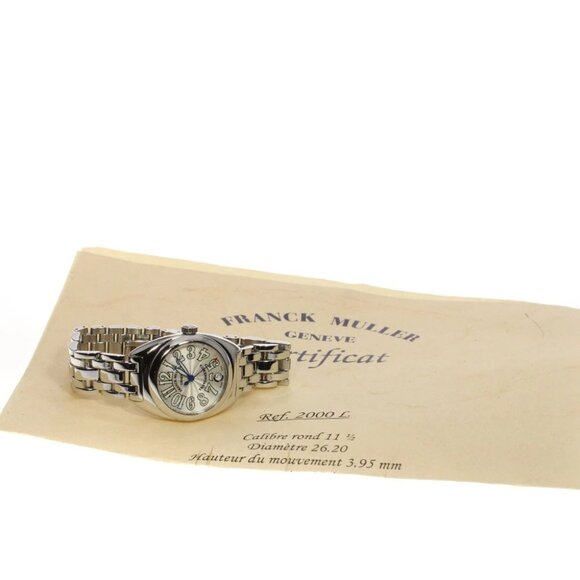 FRANCK MULLER Trans America 2000L Date Silver Dial Auto quartz Ladies_777790 - Picture 3 of 6